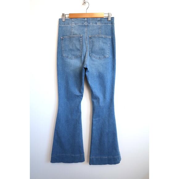 VERONICA BEARD Sheridan High Rise Flare Sailor Jeans Sodalight Revolve 29 $400 - Picture 7 of 10
